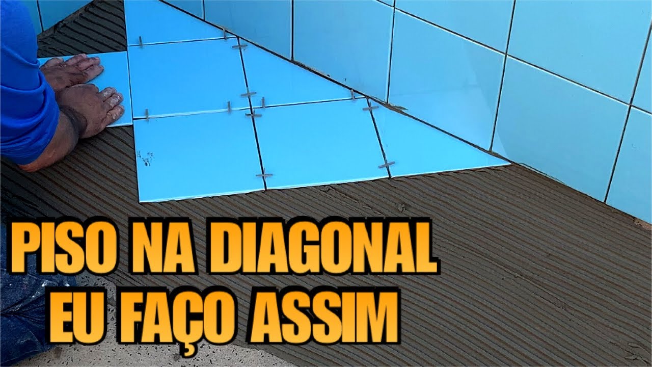 APRENDA INICIAR O PISO NA DIAGONAL