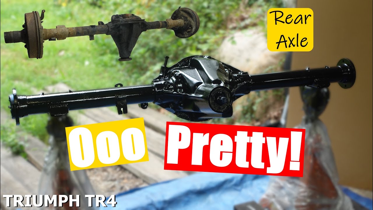 Triumph TR4 - Rear Axle Disassembly & Paint | Roundtail Restoration