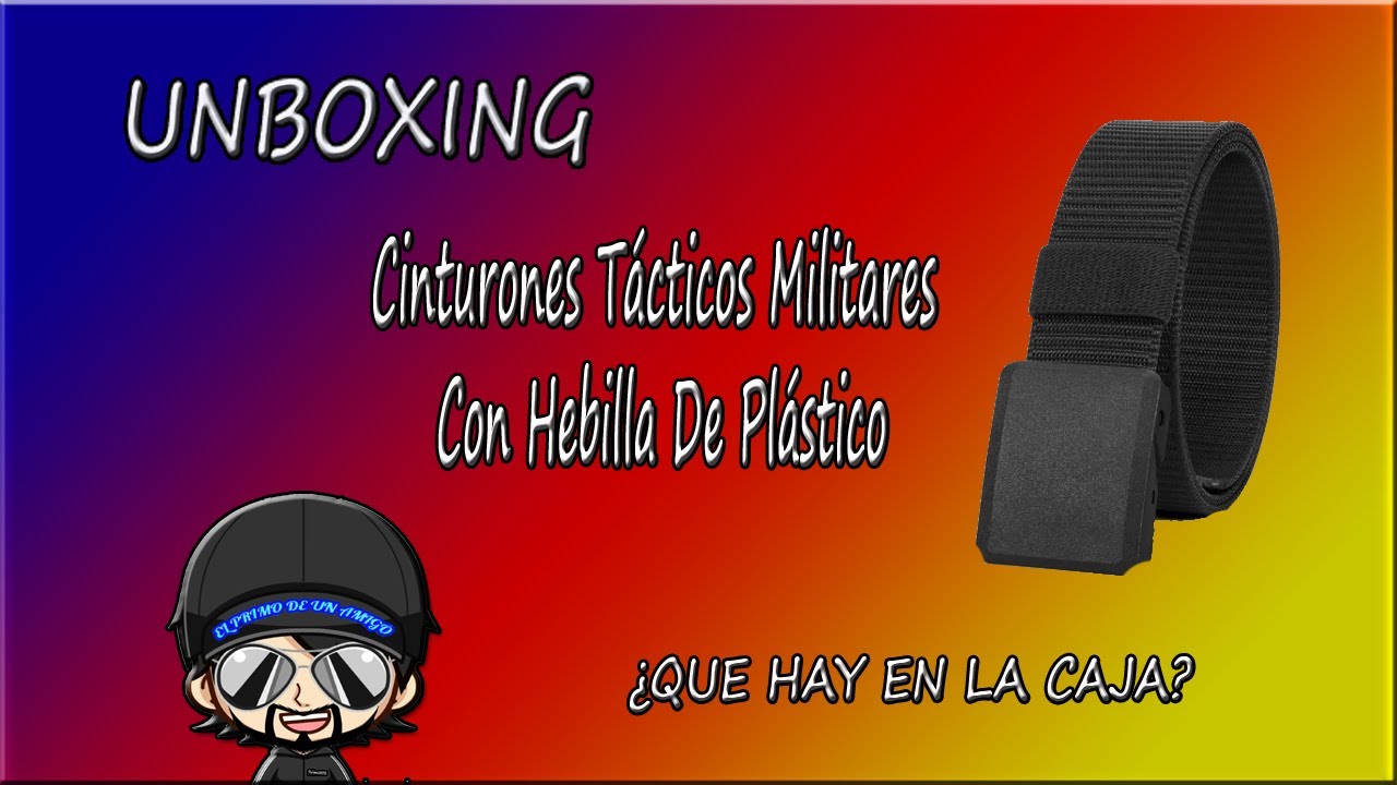 Cinturones Tácticos Militares Con Hebilla De Plástico