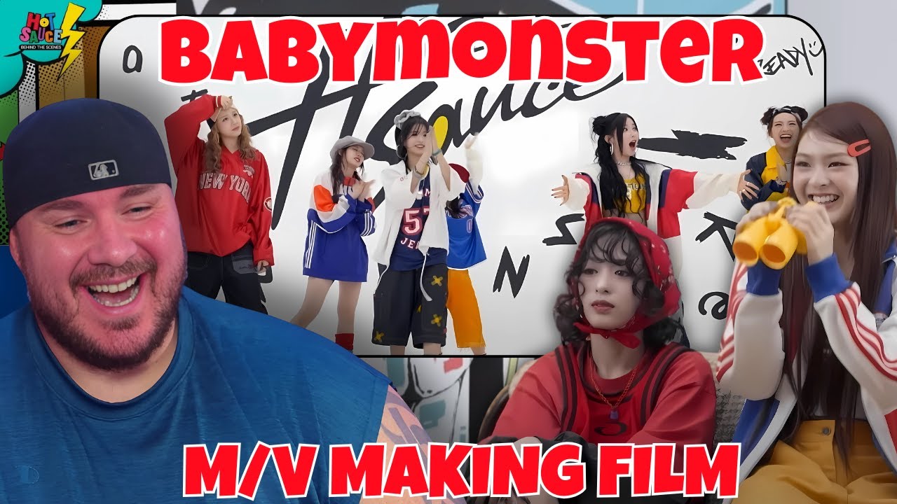 we cooking! BABYMONSTER - ‘HOT SAUCE’ M/V MAKING FILM reaction