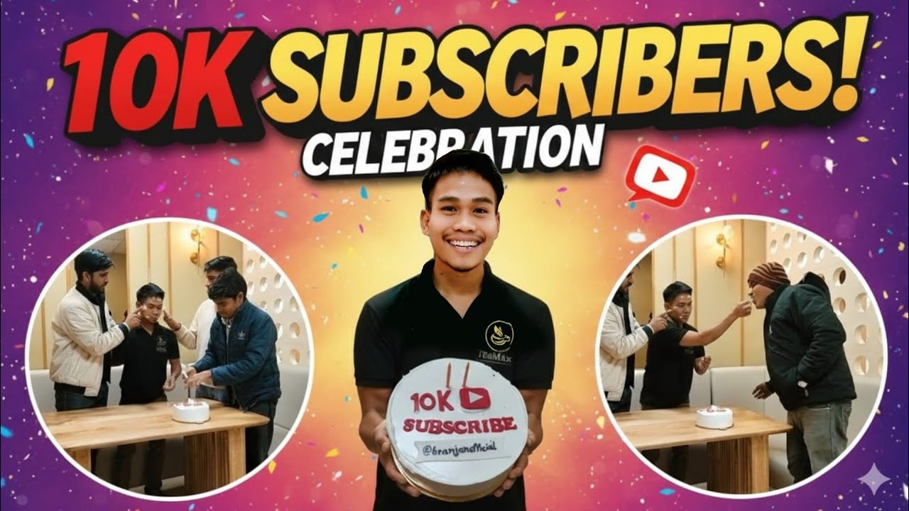 10K SUBSCRIBERS CELEBRATION 🎉🥳🎊 THANKS YOU YOUTUBE FAMILY 💗💞🌿 FOR SUPPORTING 🥺