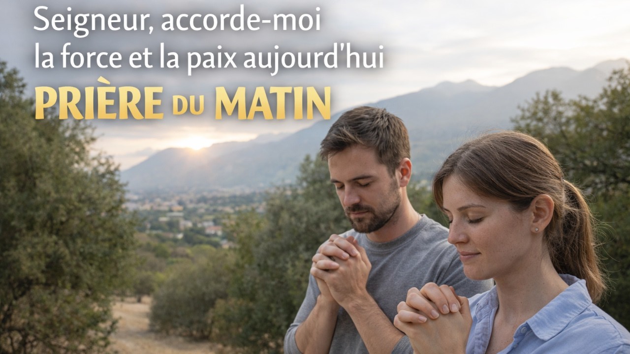 Seigneur, accorde-moi la force et la paix aujourd’hui | Prière du matin