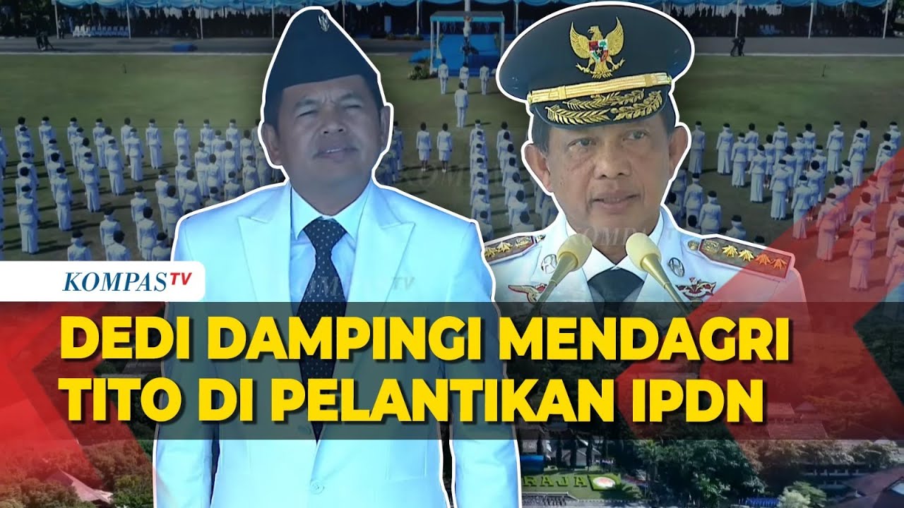 [FULL] Dedi Mulyadi Dampingi Mendagri Tito Karnavian Lantik Pamong Praja Muda di IPDN