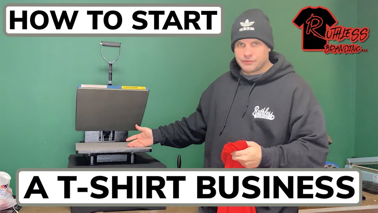 HOW TO START A T-SHIRT BUSINESS AT HOME (using a vinyl cutter for beginners)