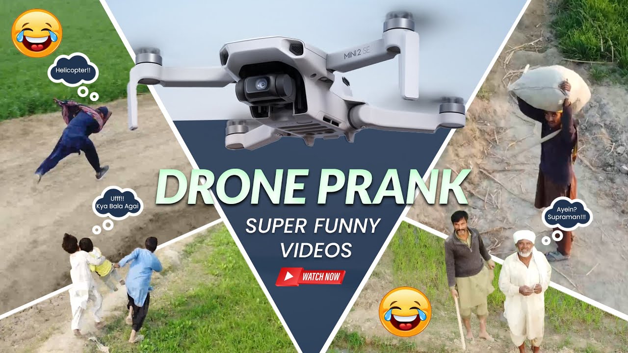 Drone Prank with Villagers 😂😂 l Funny Reactions l Tiktok Viral Drone Prank Videos | Part 3