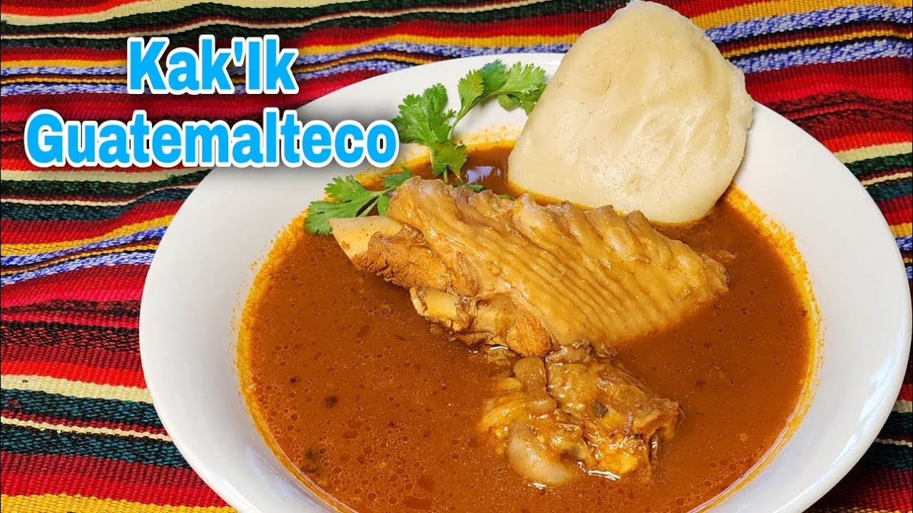 KAk'IK GUATEMALTECO FACIL DE PREPARAR/ KAK IK DE COBAN/ RECETAS GUATEMALTECAS