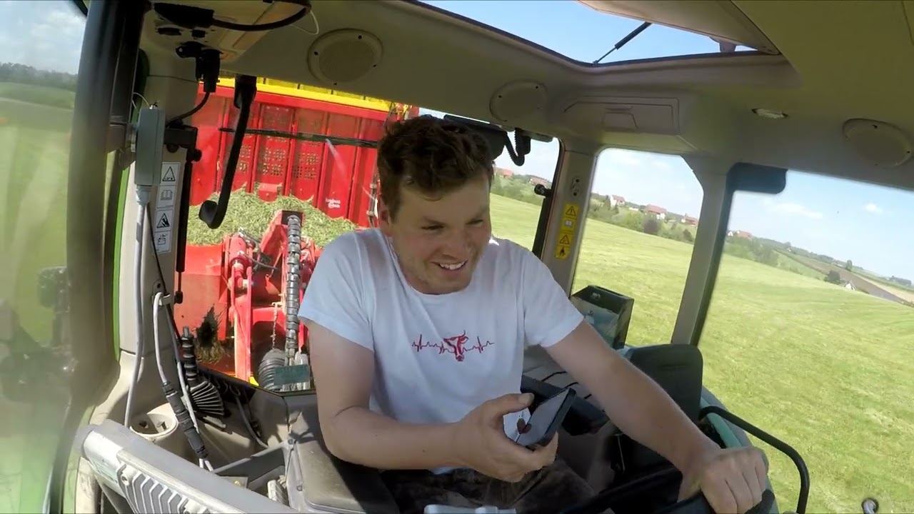 FarmVlog#15 | 1. Schnitt 2022 Vogelsanghof mit Fendt 724 und Pöttinger Jumbo 6610 | Fest gefahren