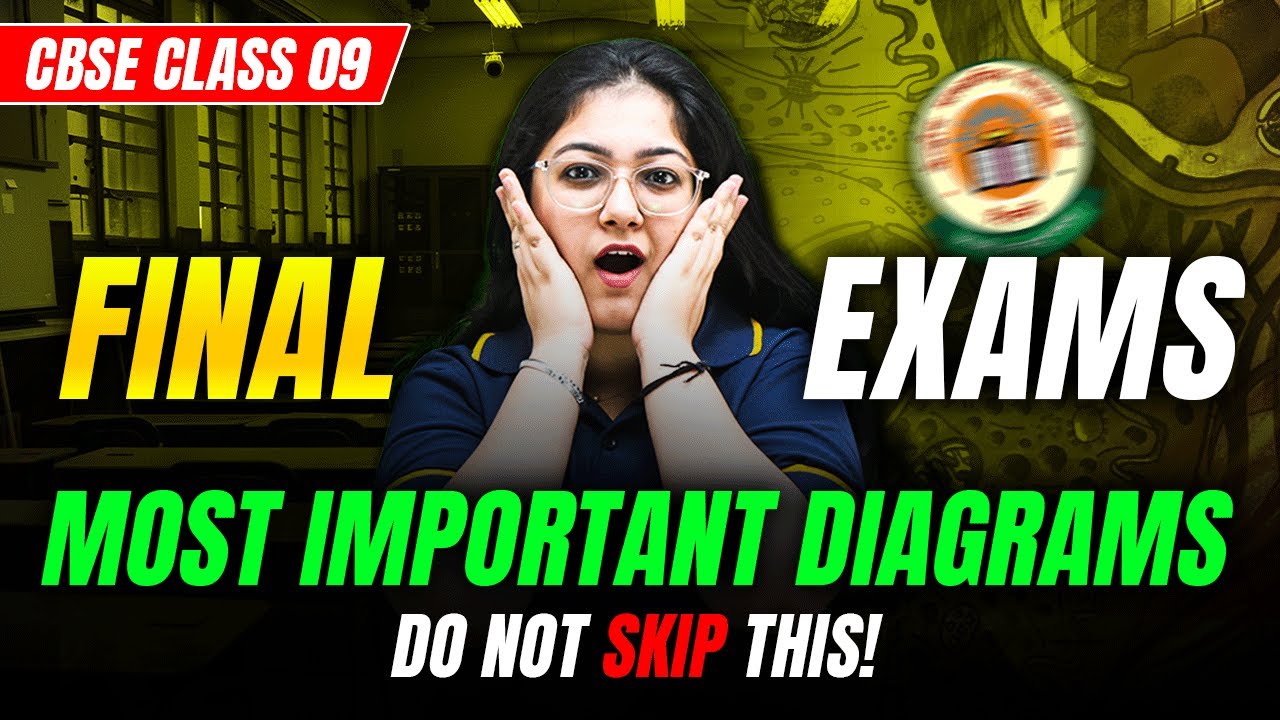 Most Important Diagrams for Final Exams | CBSE Class 9 Biology | Khushboo Ma'am | Rankplus