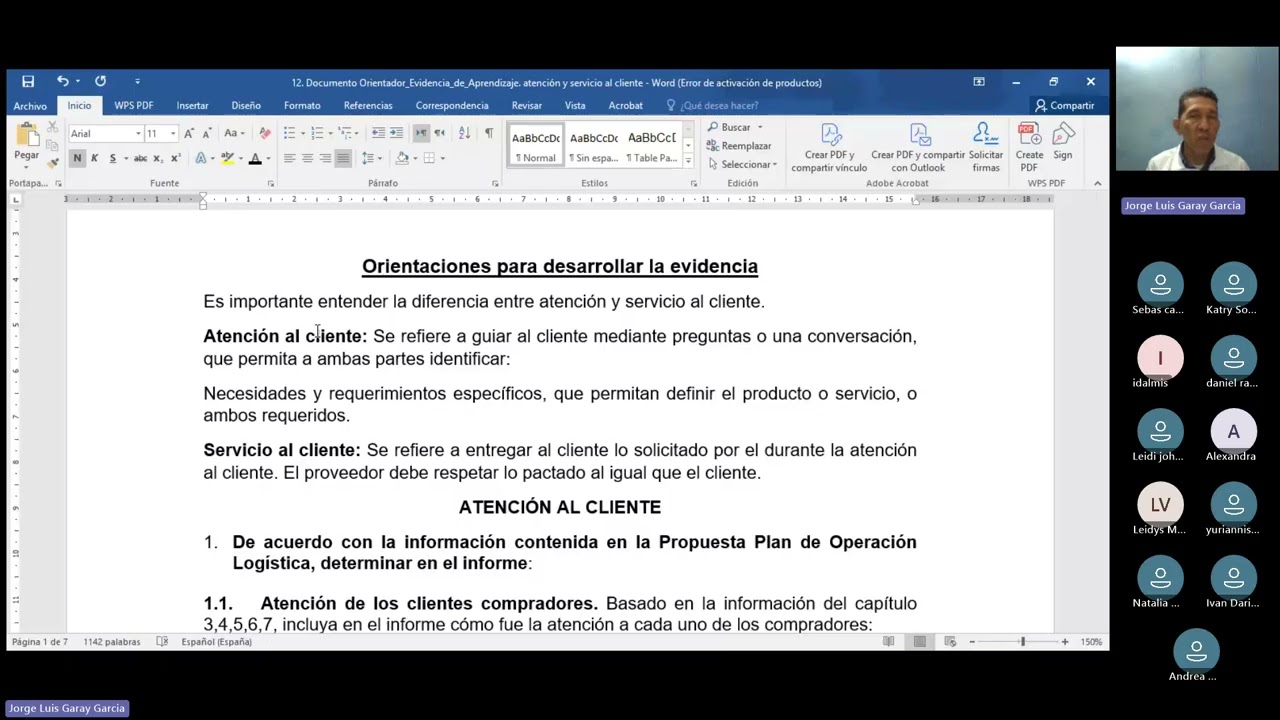 12  Conferencia web  Sesión 12 Atención y servicio a los clientes de la empresa   10022026