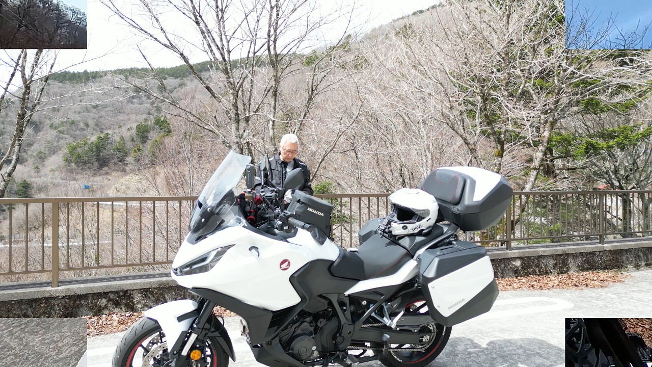 HONDA NT1100と剣山