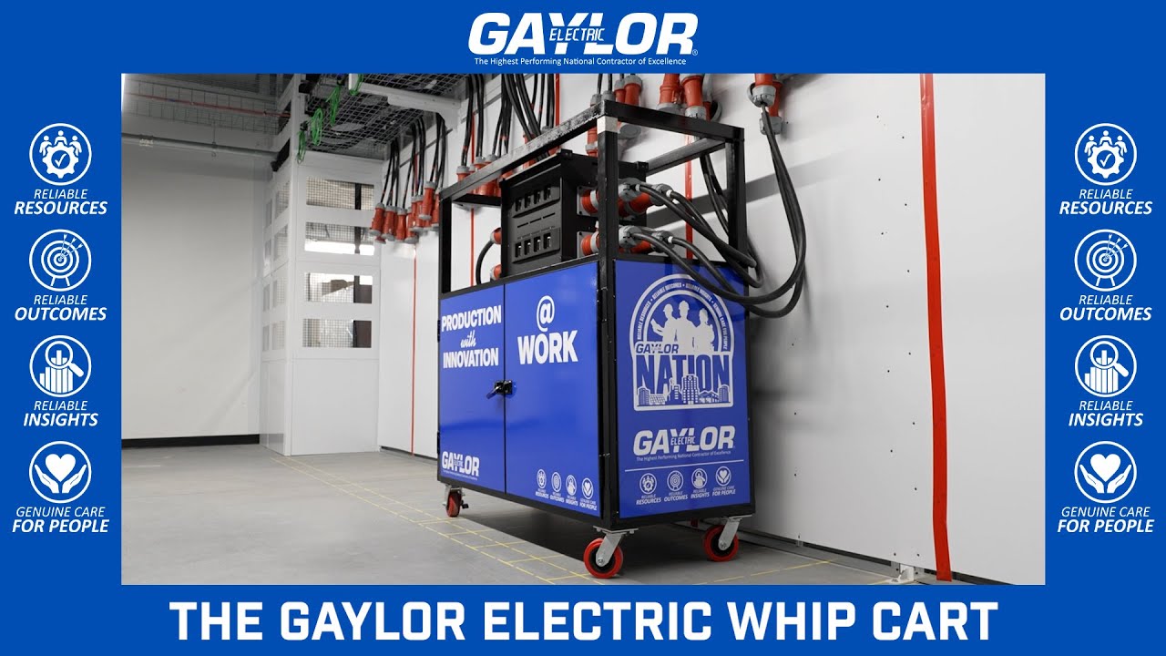 The Gaylor Electric Whip Cart - Revolutionizing Data Center Commissioning - 2026 ABC Tech Report