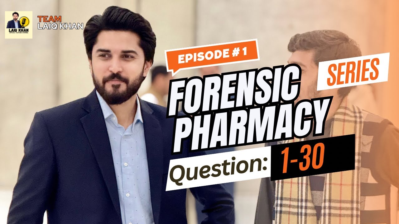 Forensic Pharmacy 1-30 Short Questions. Episode 1 - Forensic Series