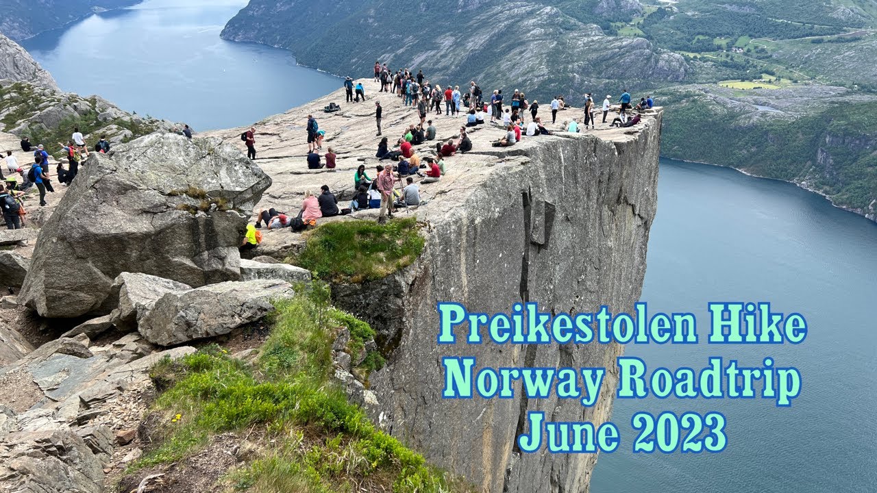 Preikestolen Hike (Long video) Norway Roadtrip 2023 4K