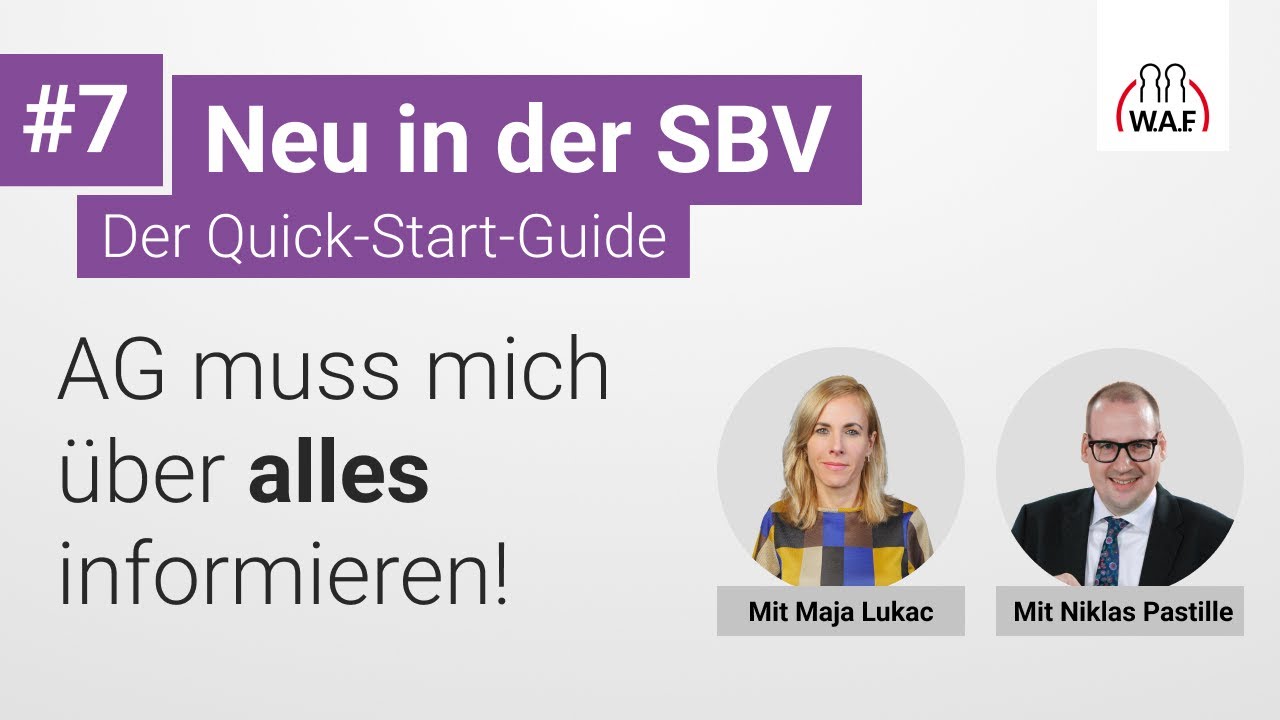 🟣Neu in der SBV: Der Arbeitgeber muss &uuml;ber ALLES unterrichten | Betriebsrat Video
