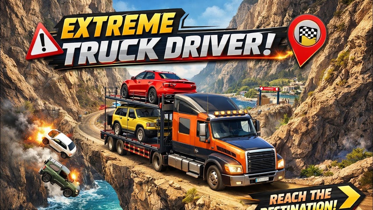 Dangerous Mountain Road Truck Delivery | Sea Side Narrow Road Challenge!”