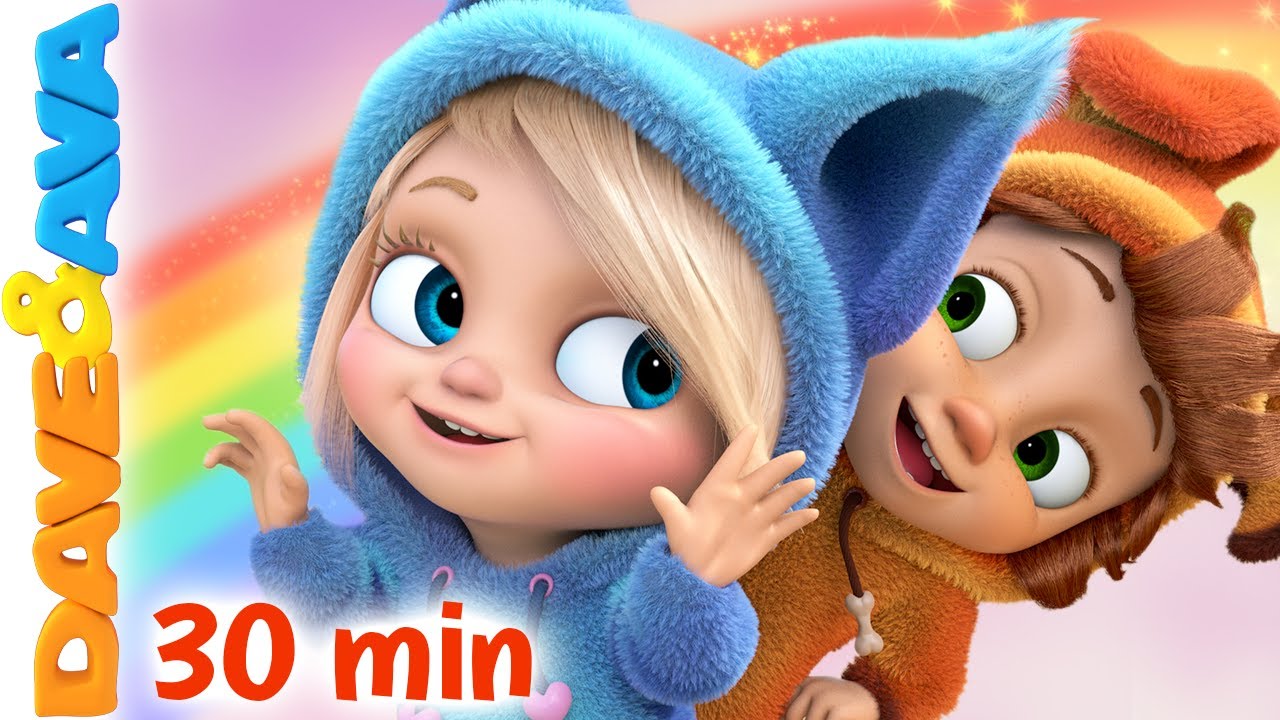 😊 Five Little Ducks and More Nursery Rhymes | Ding Dong Bell | Baby Songs by Dave and Ava 😊