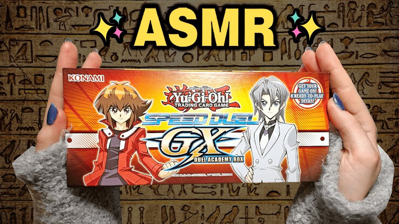 ASMR Unboxing Yu-Gi-Oh! Speed Duel GX: Duel Academy Box!✨