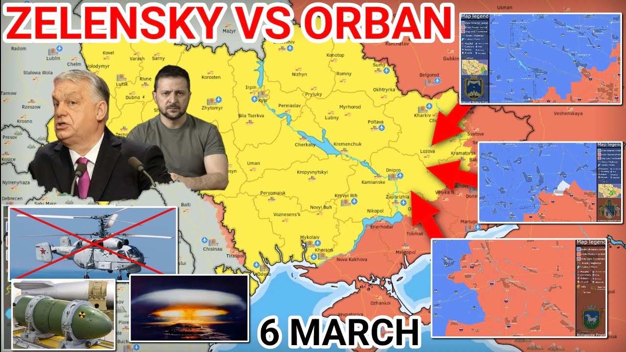 Zelensky–Orban Clash Escalates | Offensive Continues in Andriivka | Helicopter Downed [6 March 2026]
