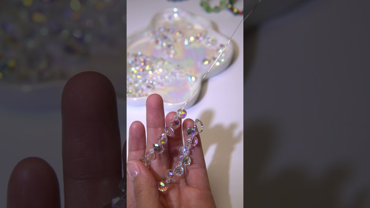 Tutorial | The Process of Crafting A High Lighted Crystal Phone/Key Charm in  Teardrop Crystals