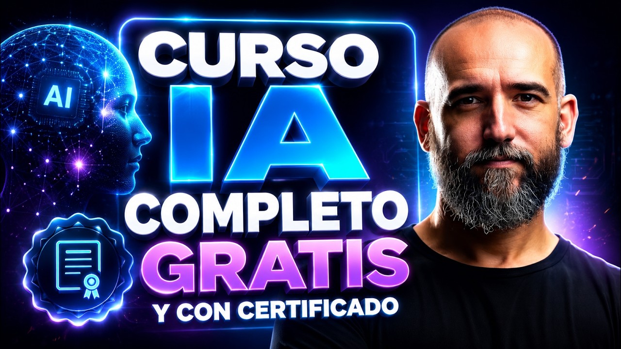Curso de IA GRATIS con CERTIFICADO (5 horas de Inteligencia Artificial) con Jon Hernández