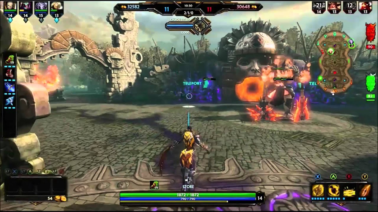Smite xbox one -AMC siege