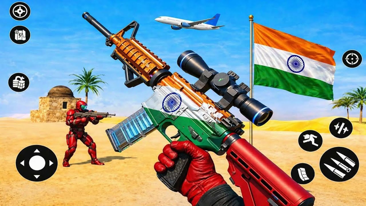 FPS Robot Shooter Strike Anti-Terrorist Shooting Android GamePlay