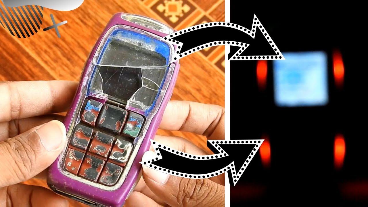 Repair and Restoration Nokia Phone Disco | When it's Dark the Lights Are Very Beautiful