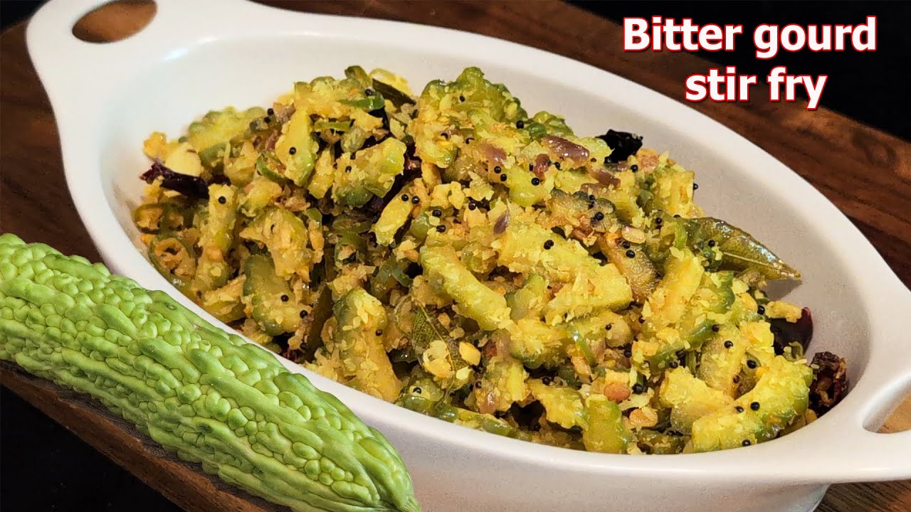 Chinese Bitter melon Recipe idea - Chinese -Indo Bitter gourd recipe