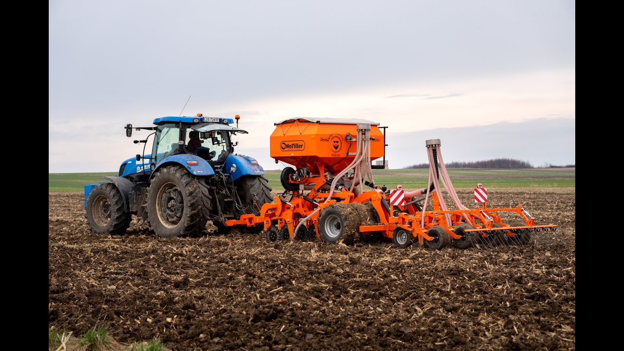Pasowy Siew Pszenżyta Jarego 2023 ☆ NoTiller Multi 3000D ☆ New Holland T7.235 ☆ Strip Till ☆