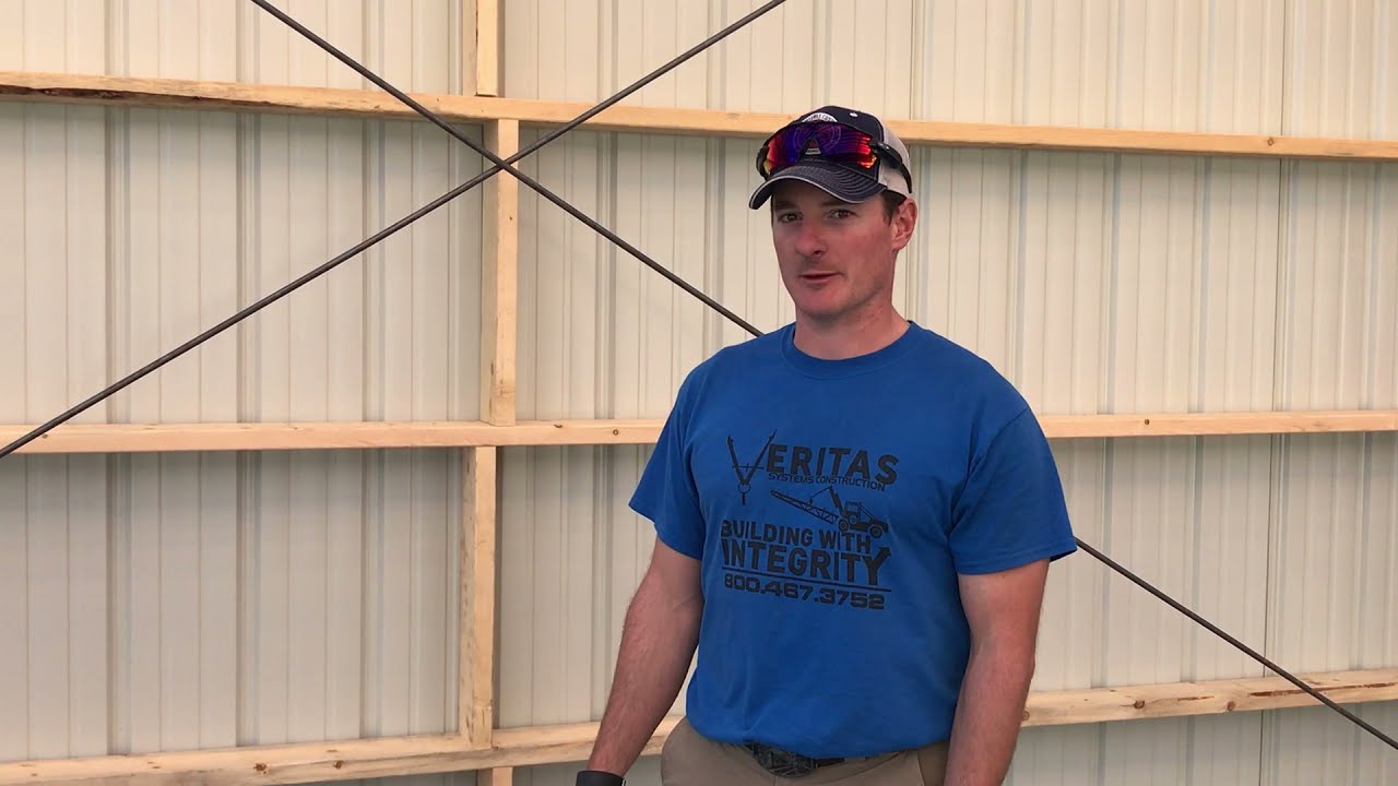 Perka Hybrid Buildings use wood girts on edge...