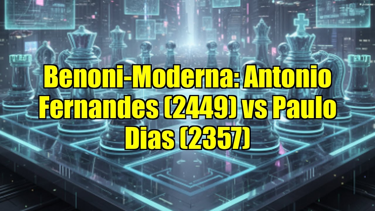 Benoni-Moderna: Antonio Fernandes (2449) vs Paulo Dias (2357)
