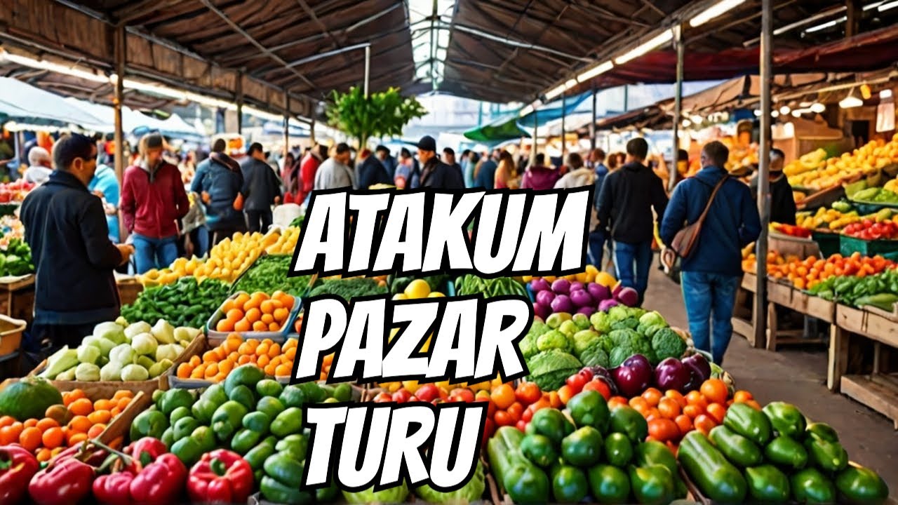 SAMSUN Atakum | Pazar Turu - Sebze&Meyve Fiyatları | Turkish Weekly Market Walking Tour
