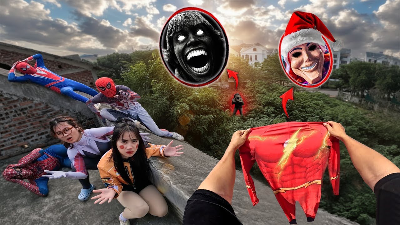 7 SPIDERMAN Vs SMILING WOMAN REAL LIFE ESCAPE 31.0 (Horror Parkour Pov Short) | Epic POV