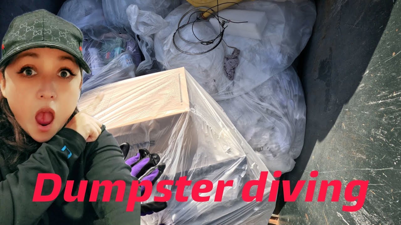 Cosas Que TIRAN en Estados Unidos Hoy Toco esto que tal. #Dumpsterdiving