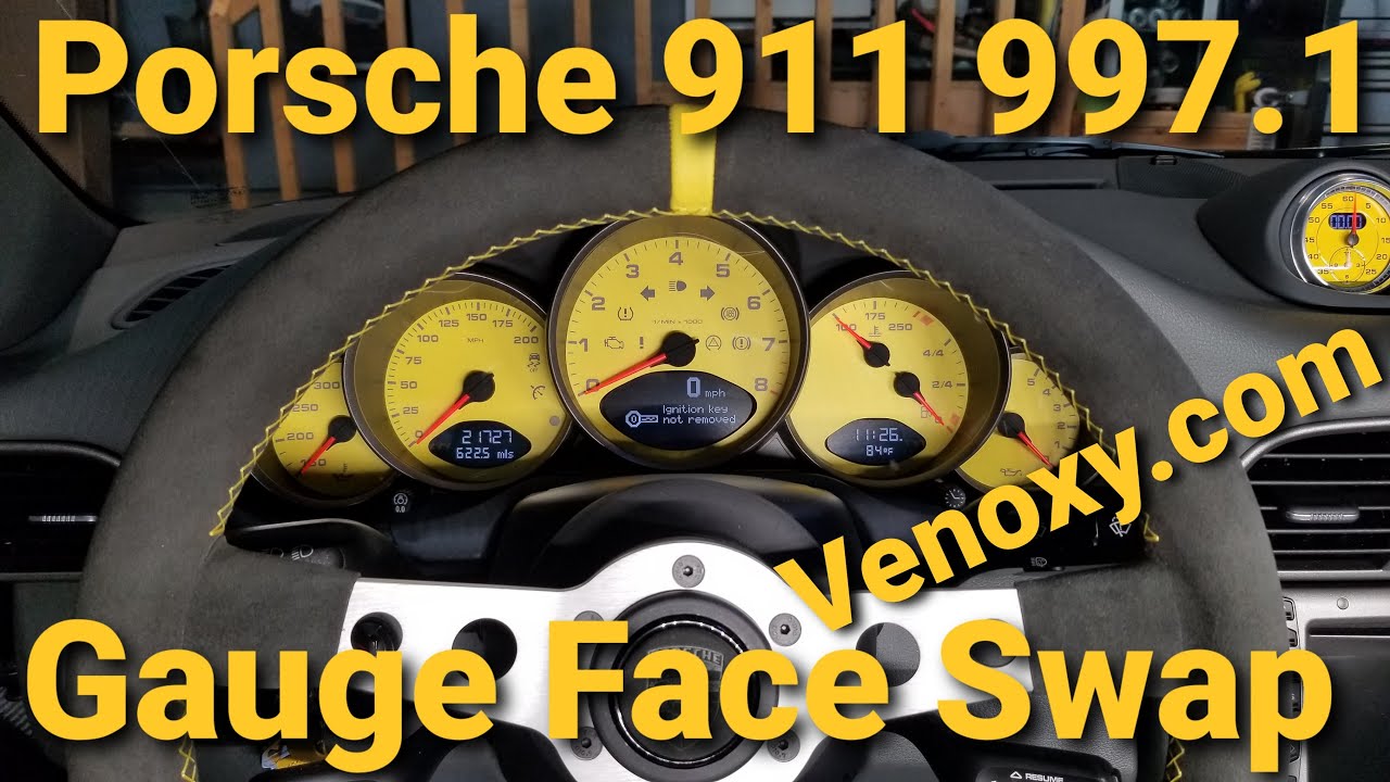 Замена приборной панели Porsche 911 997.1 с помощью Venoxy