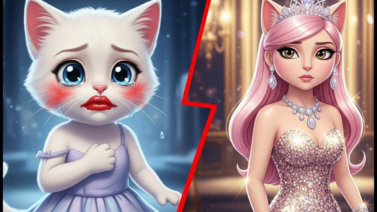 Naughty Kitten Apply Makeup for the First Time / Kittens Makeup Revenge