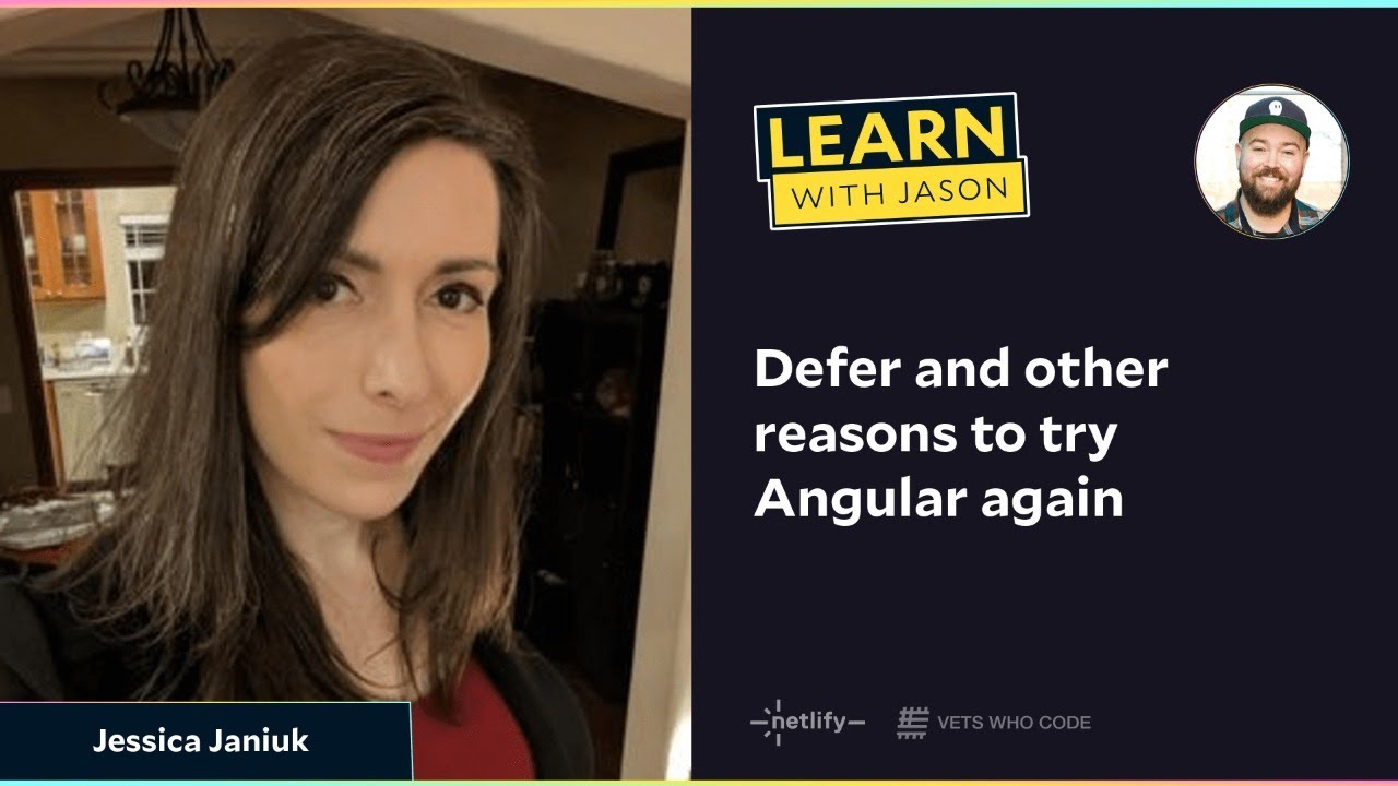 Defer and other reasons to try Angular again with @thePunderWoman