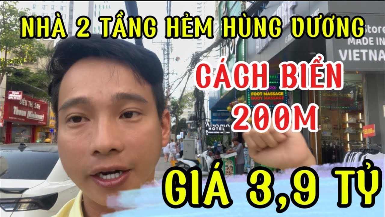 BÁN NHÀ 2 TẦNG HẺM HÙNG VƯƠNG – PHỐ TÂY NHA TRANG – CÁCH BIỂN CHỈ 200M!