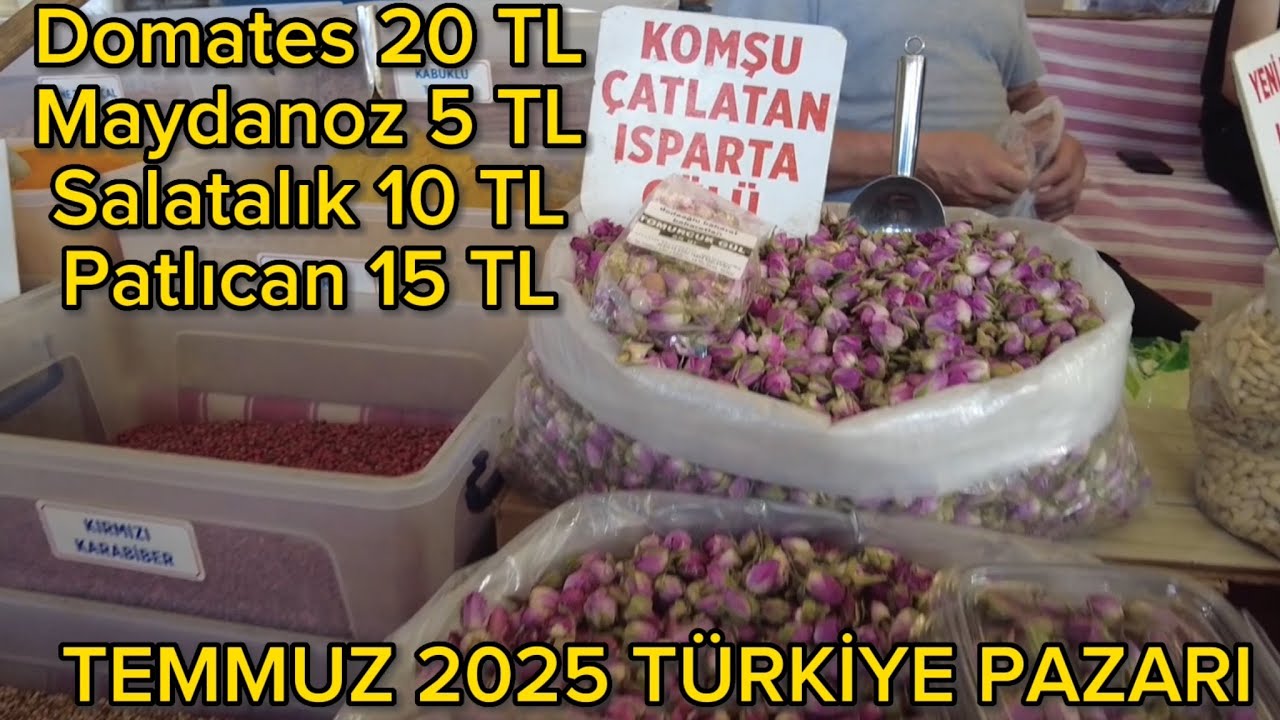 TÜRKİYEDE 10 DOLARA PAZAR ALIŞVERİŞİ YAPTIK!!!