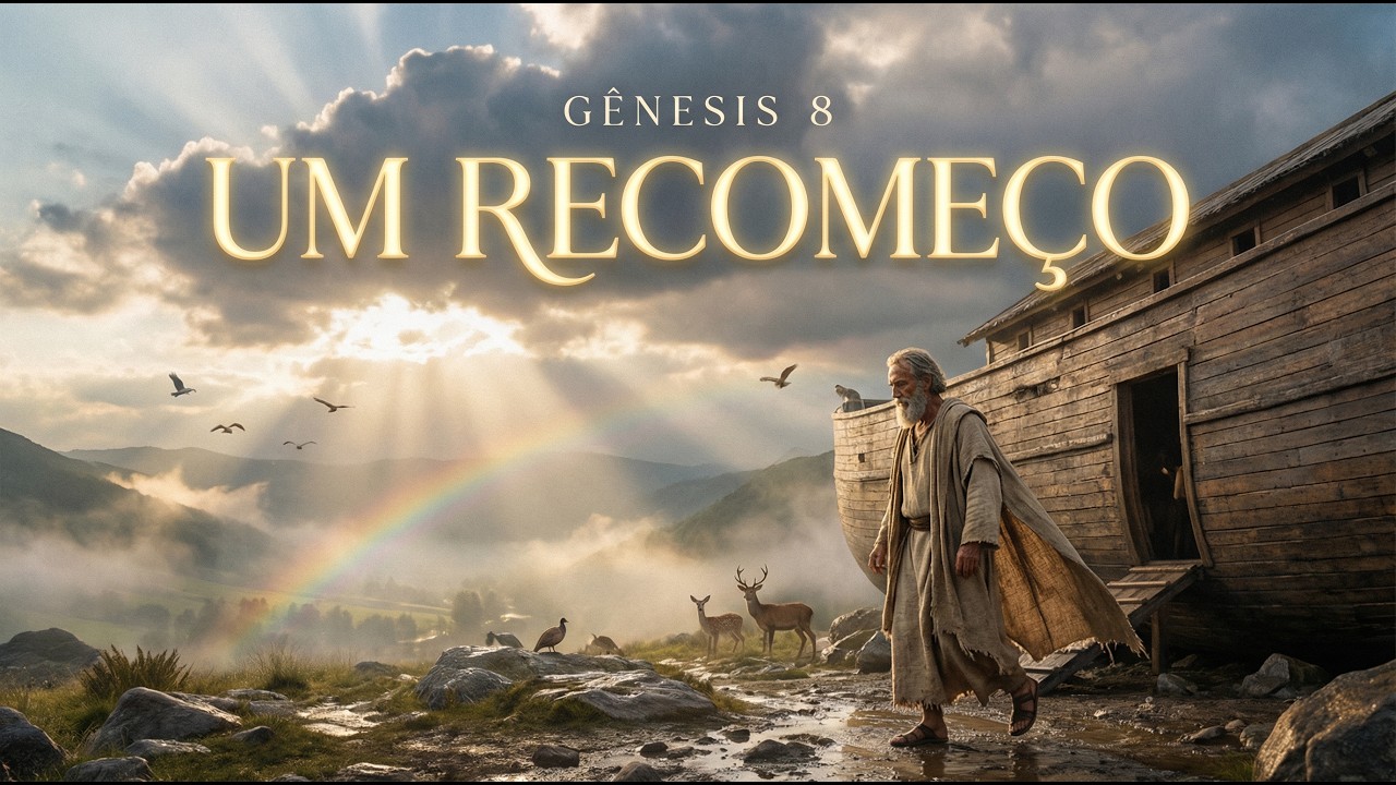 Gênesis 8 – As Águas Baixam | O Recomeço Depois do Dilúvio