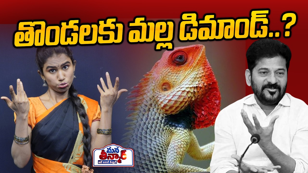 తొండలకు మల్ల డిమాండ్..? 🤣🤣| CM Revanth Reddy | Congress party | Mana Teenmar