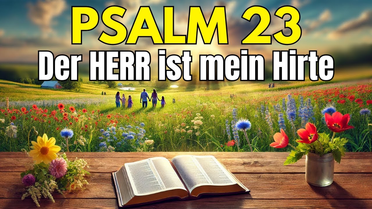 PSALM 23 – Der Herr ist mein Hirte, mir wird nichts mangeln