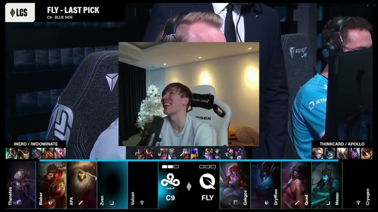 LS and friend FLY vs C9 playoffs game 3 draft 16.3