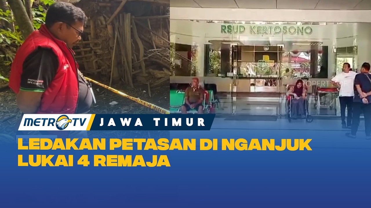 4 Remaja di Nganjuk Luka-Luka Akibat Petasan Meledak