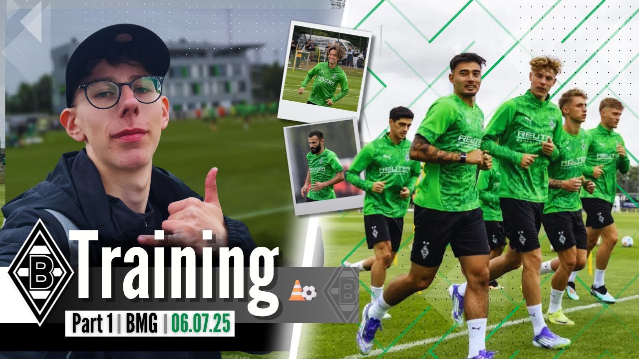 Gladbach Trainings-Vlog⚽️🔥Die Borussia ist wieder zurück 💚