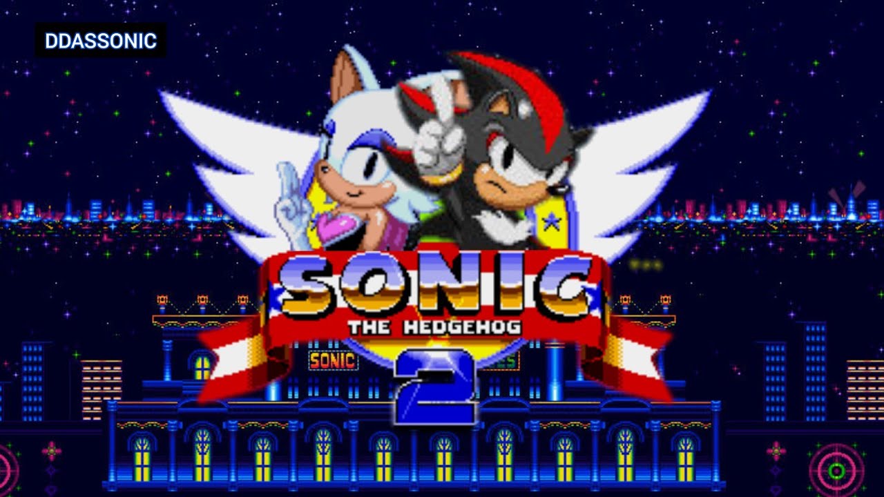 Shadow & Rouge in Sonic 2 - Sonic Hack Longplay