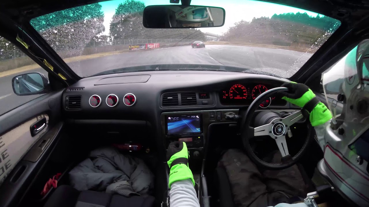 JZX100 T67-25G wet drifting at FUJI drift park