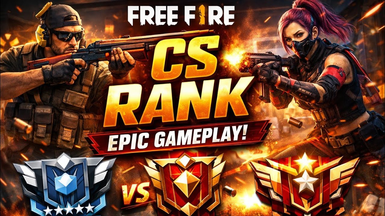 Free Fire Cs Rank Gameplay-14 #gamebaaz 
