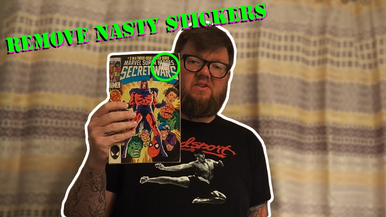 How I Remove Stickers From Comics