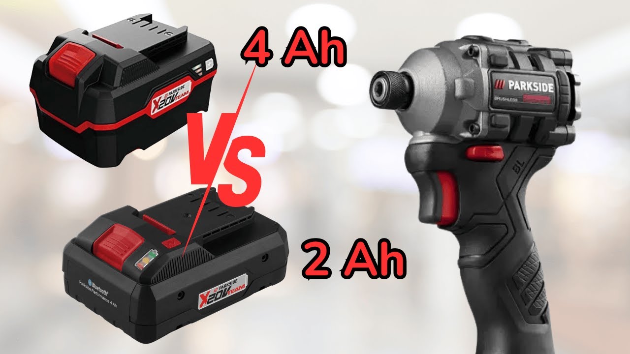 Parkside Performance PDSSAP D3 Impact Driver Test: 4Ah vs 2Ah Battery ⚡